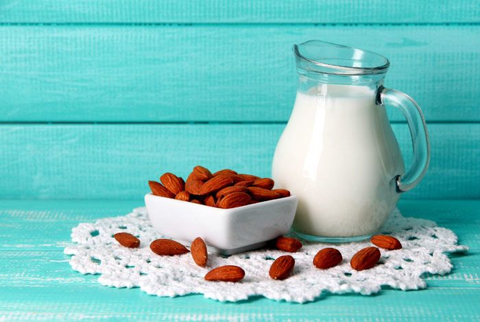 home remedies for peptic ulcer Almond Milk