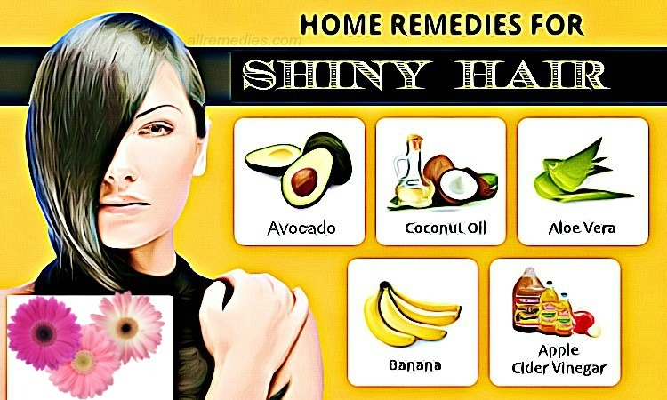 home remedies for shiny hair