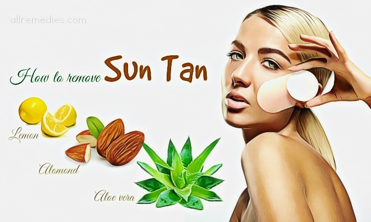 how to remove sun tan