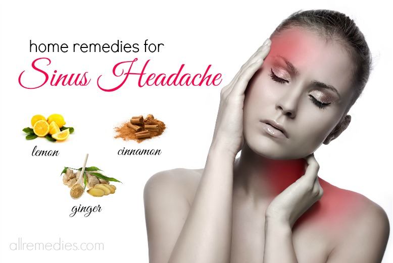 home remedies for sinus headache