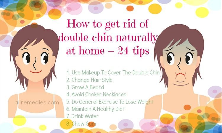 How to Get Rid of Double Chin Naturally at Home – 24 Tips