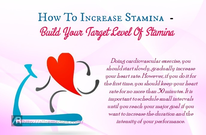 how to increase stamina