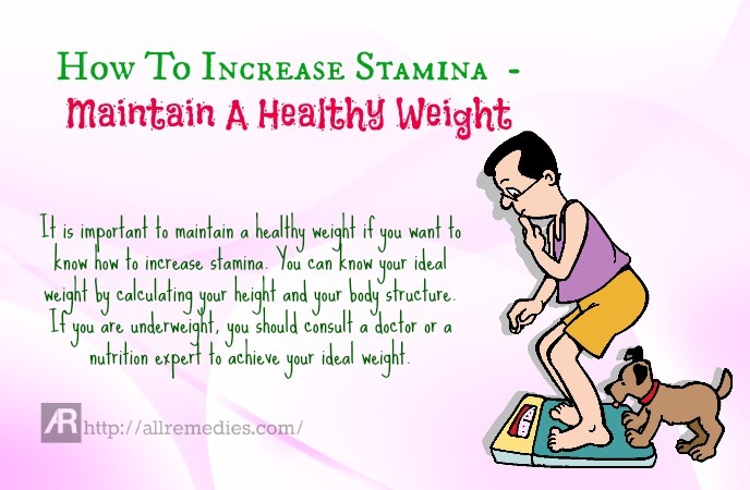 how to increase stamina