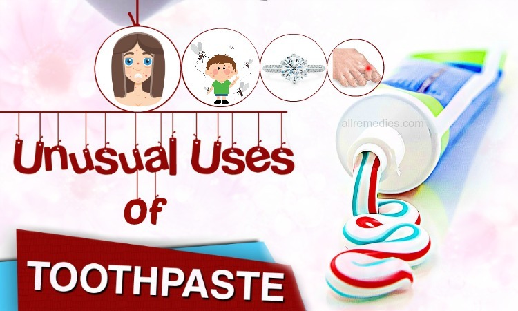 unusual uses of toothpaste
