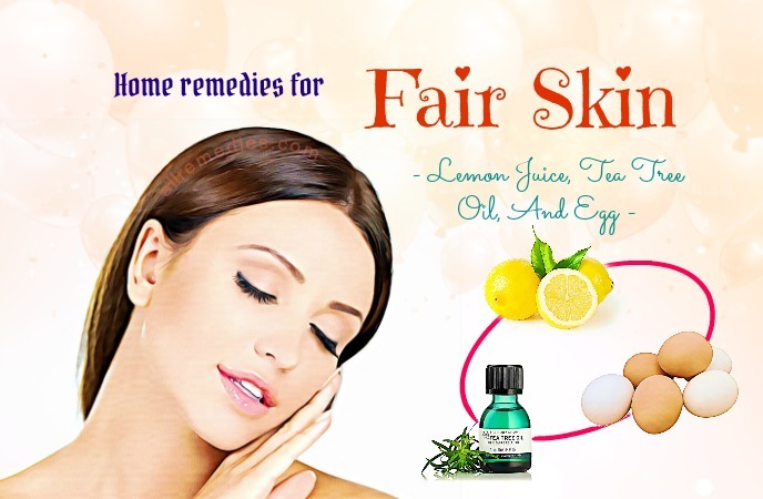 home remedies for fair skin