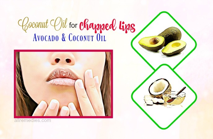 coconut oil for chapped lips