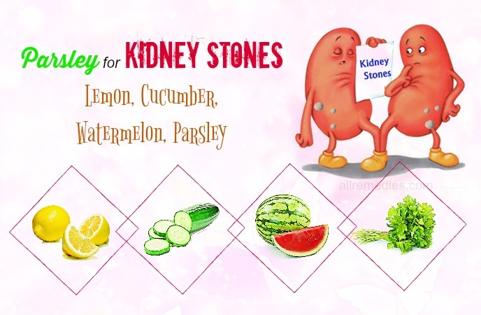 parsley for kidney stones