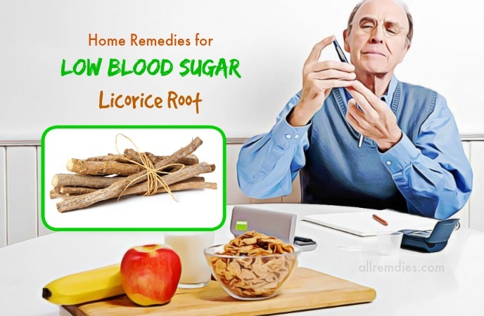 natural home remedies for low blood sugar