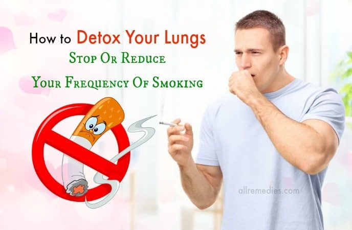 how to detox your lungs at home