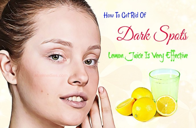 how to get rid of dark spots on skin