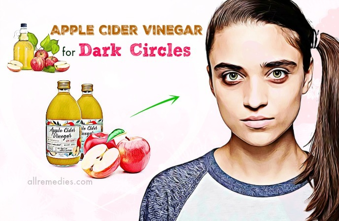 apple cider vinegar for dark circles