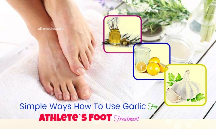 garlic for athletes foot